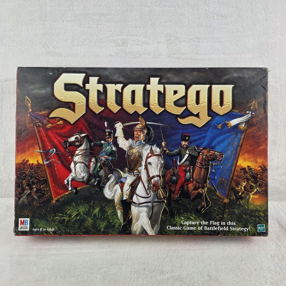 Stratego Vintage 1999 Milton Bradley Complete Board Game Classic War Strategy